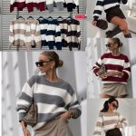 Swetry Damskie Włoski _ Size uni_paczka 6szt_mix kolor 9567848