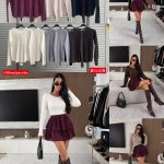 Swetry Damskie Włoski _ Size uni_paczka 10szt_mix kolor 9567850