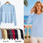 Swetry Damskie Polskie_ size s-xl_ paczka 10szt mix kolor 9567864