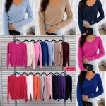 Swetry Damskie Włoski _ Size uni_paczka 6szt_mix kolor 9567871