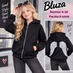 Bluza DZIECIĘCA size 6-16 lat_ paczka 6szt _1 kolor 9567872