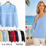 Swetry Damskie Polskie_ size s-xl_ paczka 10szt mix kolor 9567923