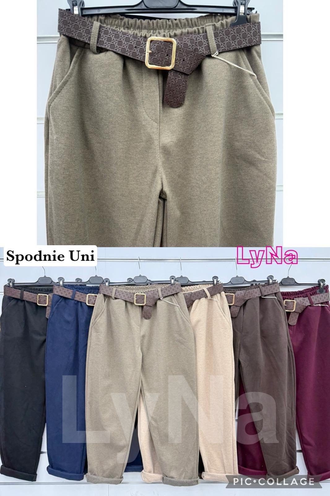 Spodnie Damskie Włoski _ Size uni_paczka 6szt_mix kolor 9567977