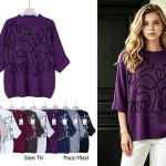 Swetry Damskie Polskie_ size uni_ paczka 10szt mix kolor 9567979