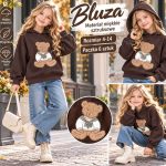 Bluza DZIECIĘCA size 4-14 lat_ paczka 6szt _1 kolor 5834869
