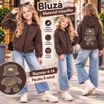 Bluza DZIECIĘCA size 4-14 lat_ paczka 6szt _1 kolor 5834887