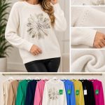 Swetry Damskie Polskie_ size m-2xl_ paczka 10szt mix kolor 5834905