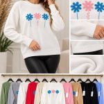 Swetry Damskie Polskie_ size m-2xl_ paczka 10szt mix kolor 5834908