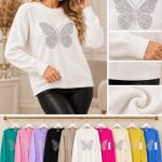 Swetry Damskie Polskie_ size m-2xl_ paczka 10szt mix kolor 5834912