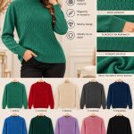 Swetry Damskie Polskie_ size m-2xl_ paczka 10szt mix kolor 5835027