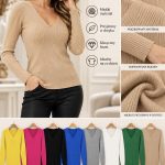 Swetry Damskie Polskie_ size m-2xl_ paczka 10szt mix kolor 5835029