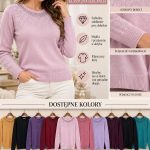 Swetry Damskie Polskie_ size m-2xl_ paczka 10szt mix kolor 5835040