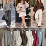 Swetry Damskie Włoski _ Size uni_paczka 6szt_mix kolor 4346648