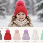 Komplety Czapki DZIECIĘCA _ paczka 10szt _mix kolor 4346794