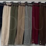 Spodnie Damskie Włoskie _ Size uni_ paczka 6szt _mix kolor 4346845