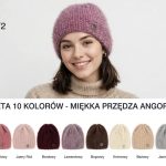Czapki Damskie _ paczka 12szt _mix kolor 9233859