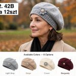 Czapki Damskie _ paczka 12szt _mix kolor 9233883