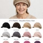 Czapki Damskie _ paczka 12szt _mix kolor 9233885