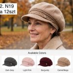 Czapki Damskie _ paczka 12szt _mix kolor 9233896