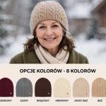 Czapki Damskie _ paczka 12szt _mix kolor 9233898