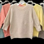 Swetry damskie Włoski _ Size uni_paczka 6szt_mix kolor 9233903