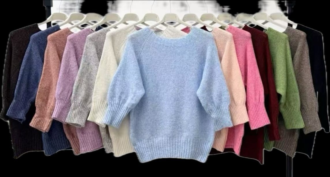 Swetry damskie Włoski _ Size uni_paczka 6szt_mix kolor 9233907