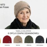 Czapki Damskie _ paczka 12szt _mix kolor 9233908