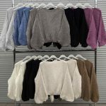 Swetry damskie Włoski _ Size uni_paczka 6szt_mix kolor 9233918