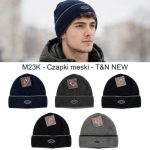Czapki Męskie_ paczka 12szt _mix kolor 9233922
