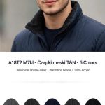 Czapki Męskie_ paczka 12szt _mix kolor 9233927