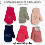 Rękawiczki Dziecięce _ paczka 12parę _mix kolor 9233954
