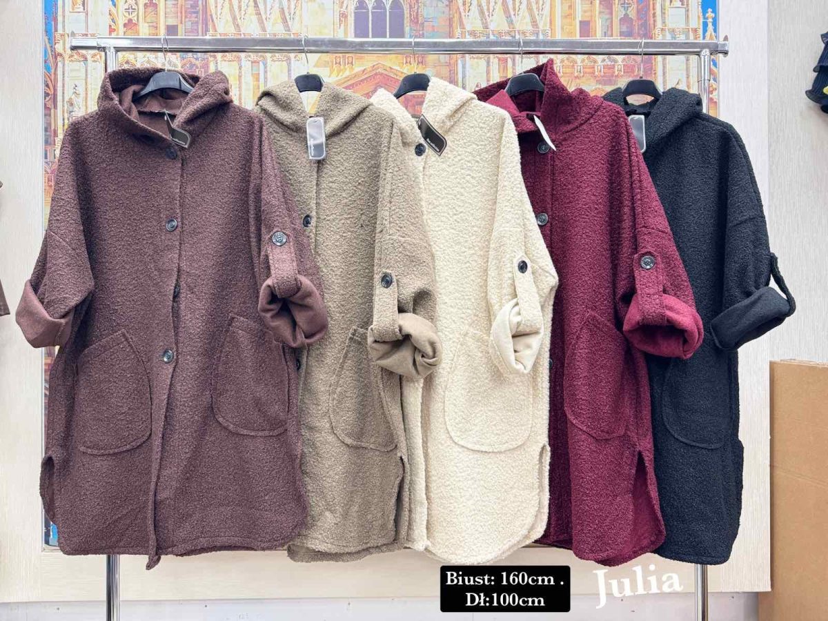 Płaszcz Damskie wloskie _size uni_ paczka 6szt_ mix kolor 9233983