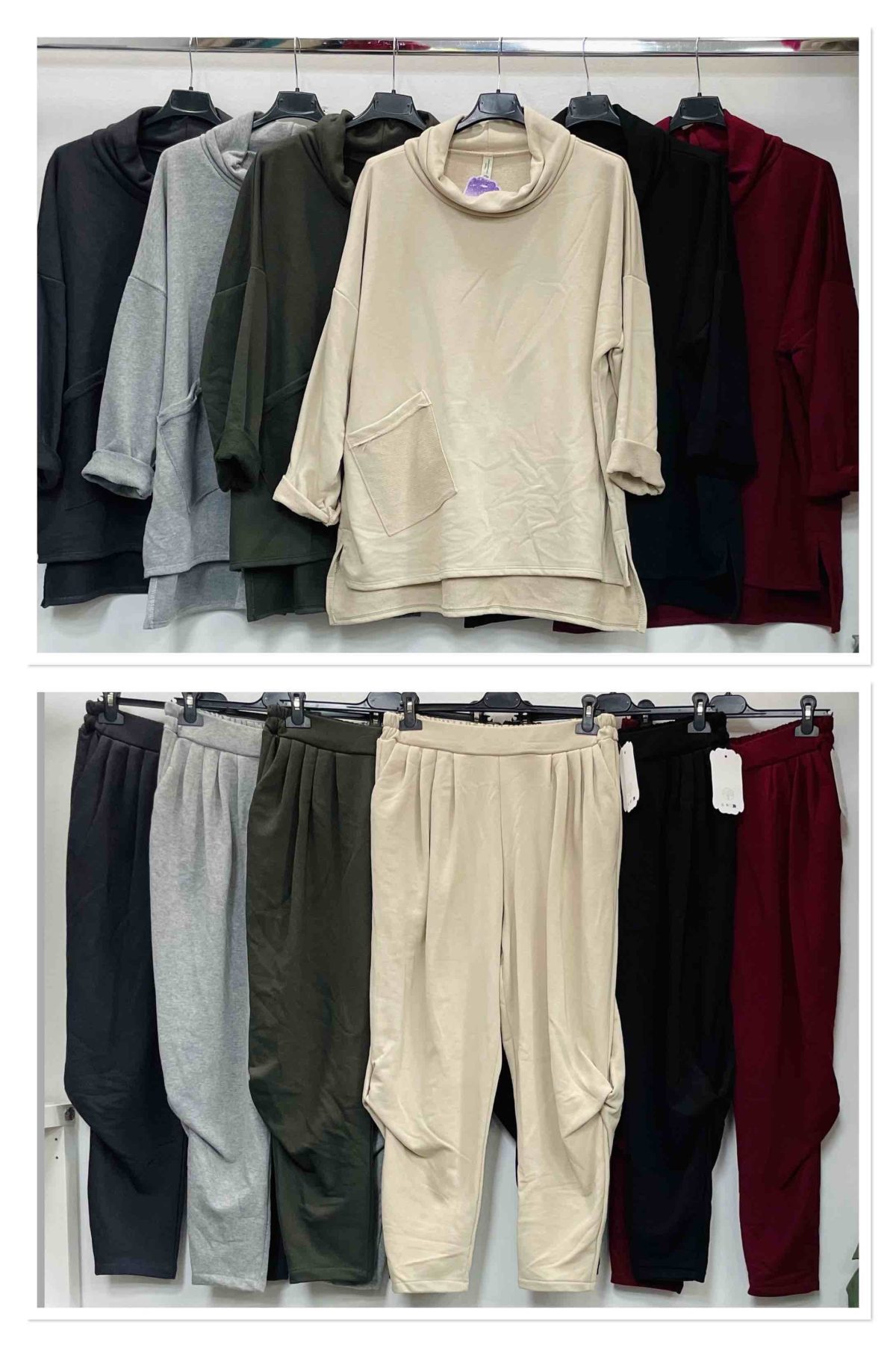 Komplety Damskie Włoskie_ size uni_ paczka 6 szt_ mix kolor 9233996