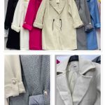 Płaszcz Damskie wloskie _size uni_ paczka 6szt_ mix kolor 9233999