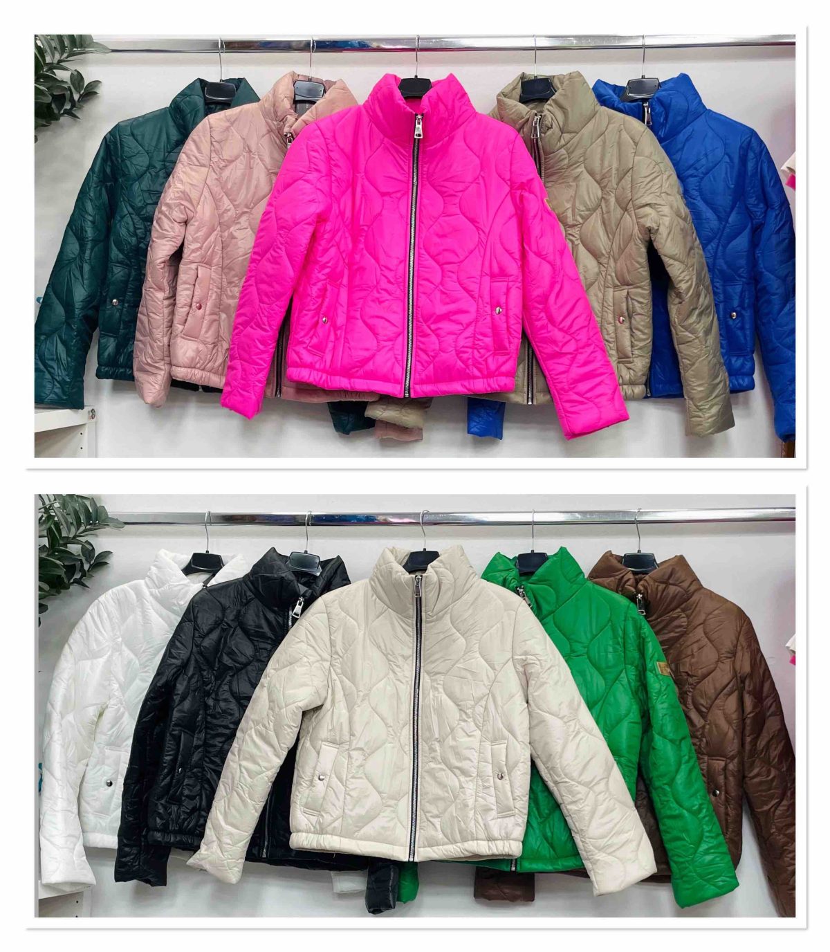 Kurtki damskie Włoski _ Size uni_paczka 6szt_mix kolor 9234011