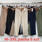 Spodnie Damskie Włoskie _ Size m-3xl_ paczka 5szt _1 kolor 9234021