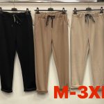 Spodnie Damskie Włoskie _ Size m-3xl_ paczka 5szt _1 kolor 9234027