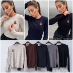 Swetry Damskie Polskie_ size uni_ paczka 10 szt_ mix kolor 9234097