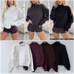 Swetry Damskie Polskie_ size uni_ paczka 8szt_ mix kolor 9234102