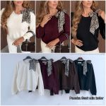 Swetry Damskie Polskie_ size uni_ paczka 8szt_ mix kolor 9234106