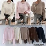 Swetry Damskie Polskie_ size uni_ paczka 8szt_ mix kolor 9234110