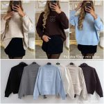 Swetry Damskie Polskie_ size uni_ paczka 10 szt_ mix kolor 3404767