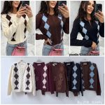 Swetry Damskie Polskie_ size uni_ paczka 10 szt_ mix kolor 3404769