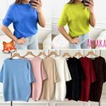 Swetry Damskie_ size uni_ paczka 12szt_ mix kolor 3404779