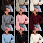 Swetry Damskie_ size uni_ paczka 12szt_ mix kolor 3404798