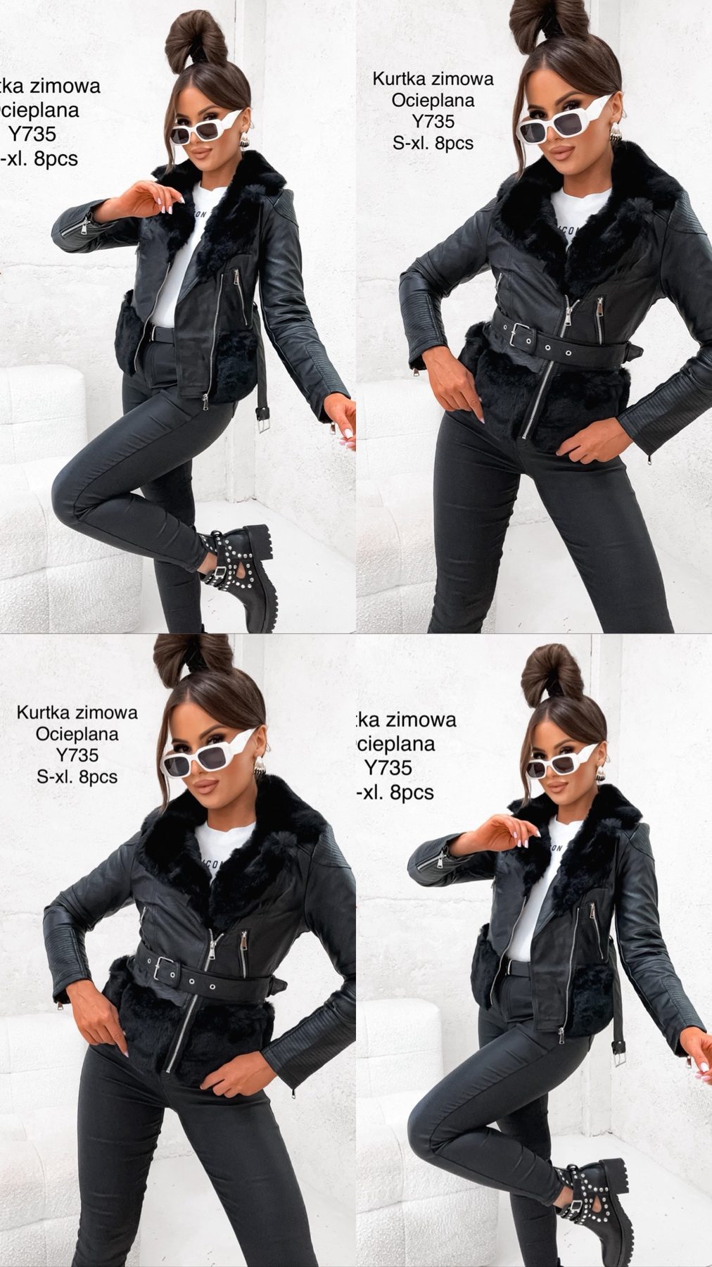 Kurtki Damskie _size s-xl_ paczka 8szt_1kolor 3405103