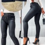 Spodnie skórzane Damskie _size 25-30_ paczka 12szt_ 3405149