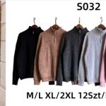 Swetry Damskie_ size m-2xl_ paczka 12szt_ mix kolor 3405259