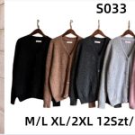 Swetry Damskie_ size m-2xl_ paczka 12szt_ mix kolor 3405260