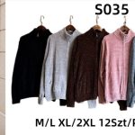 Swetry Damskie_ size m-2xl_ paczka 12szt_ mix kolor 3405261